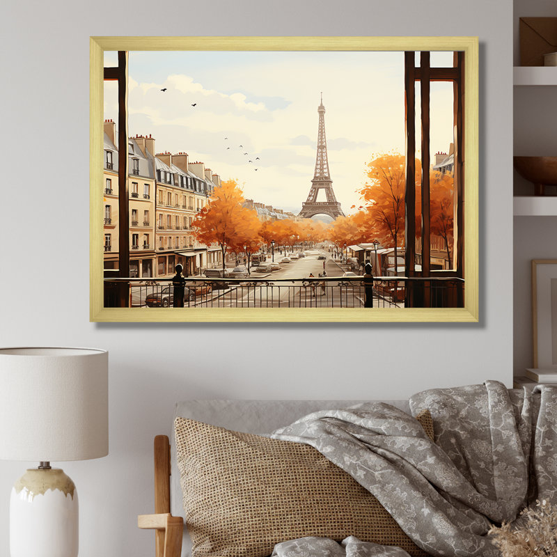 Paris Eiffel Tower Cityscape Wall Art 2024